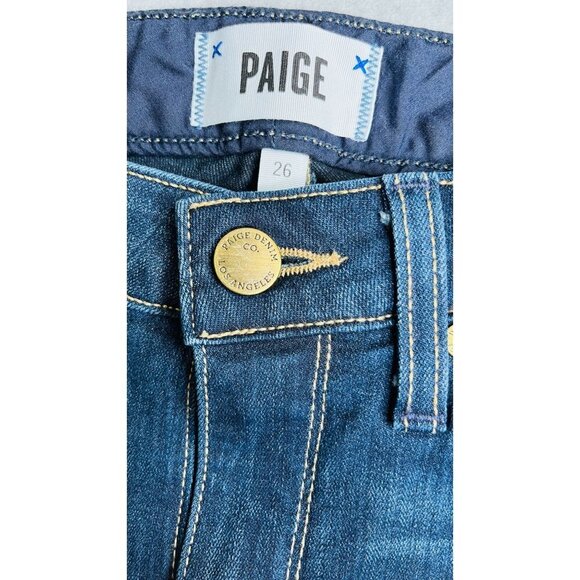 Paige Hoxton Ultra Skinny Jeans Raw Hem Size 26 - Picture 10 of 14